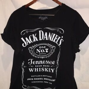 Jack Daniel’s Black And White Plus Size Top | Size 3